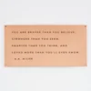 Braver than Leather Sign