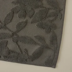 Brown Floral Jacquard Towel