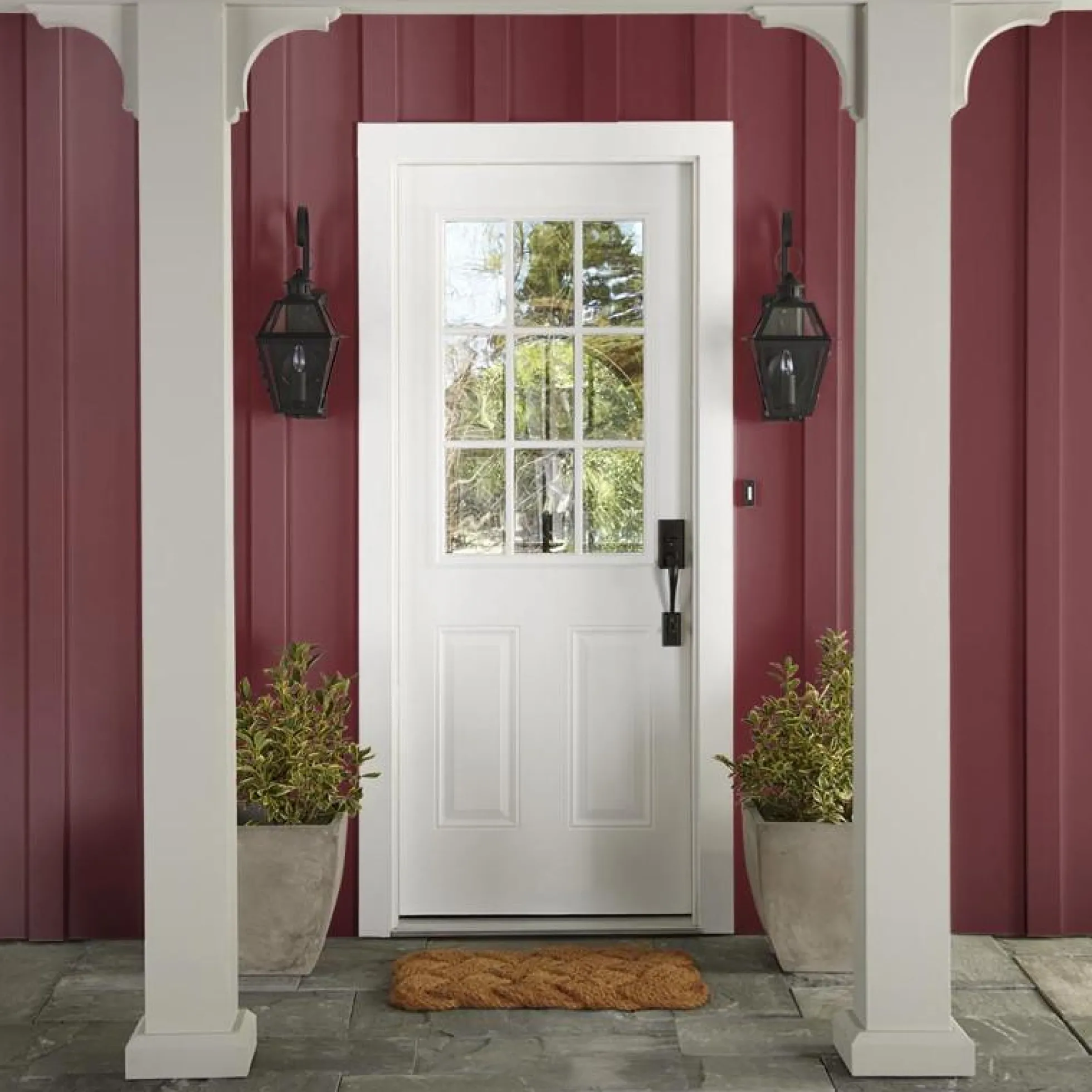 By the Fireplace - Exterior Paint