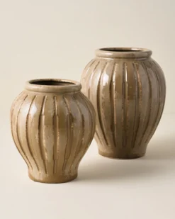 Callum Ribbed Vase