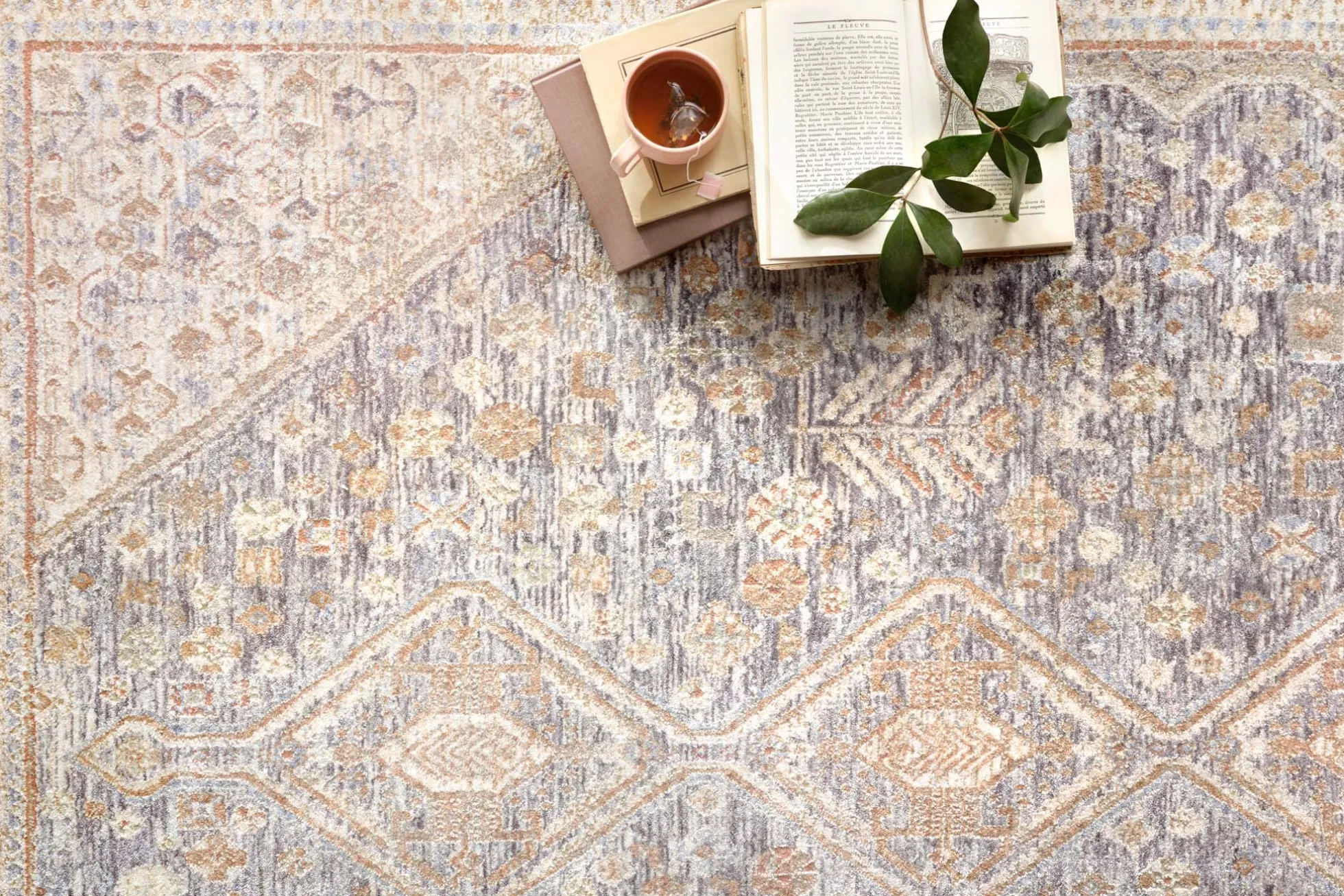 Carlisle Blue Ivory Rug