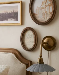 Caroline Carved Wood Oval Photo Frame