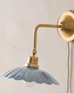 Carolyn Enamel Plug-in Sconce