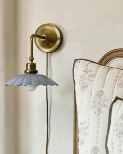 Carolyn Enamel Plug-in Sconce