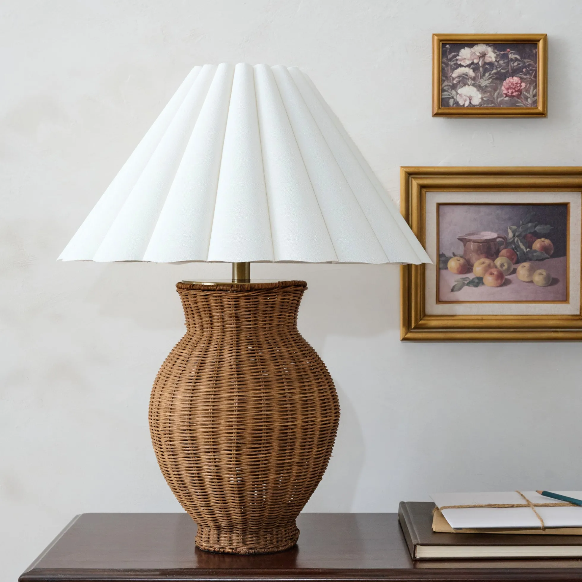 Cassandra Rattan Table Lamp
