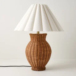 Cassandra Rattan Table Lamp