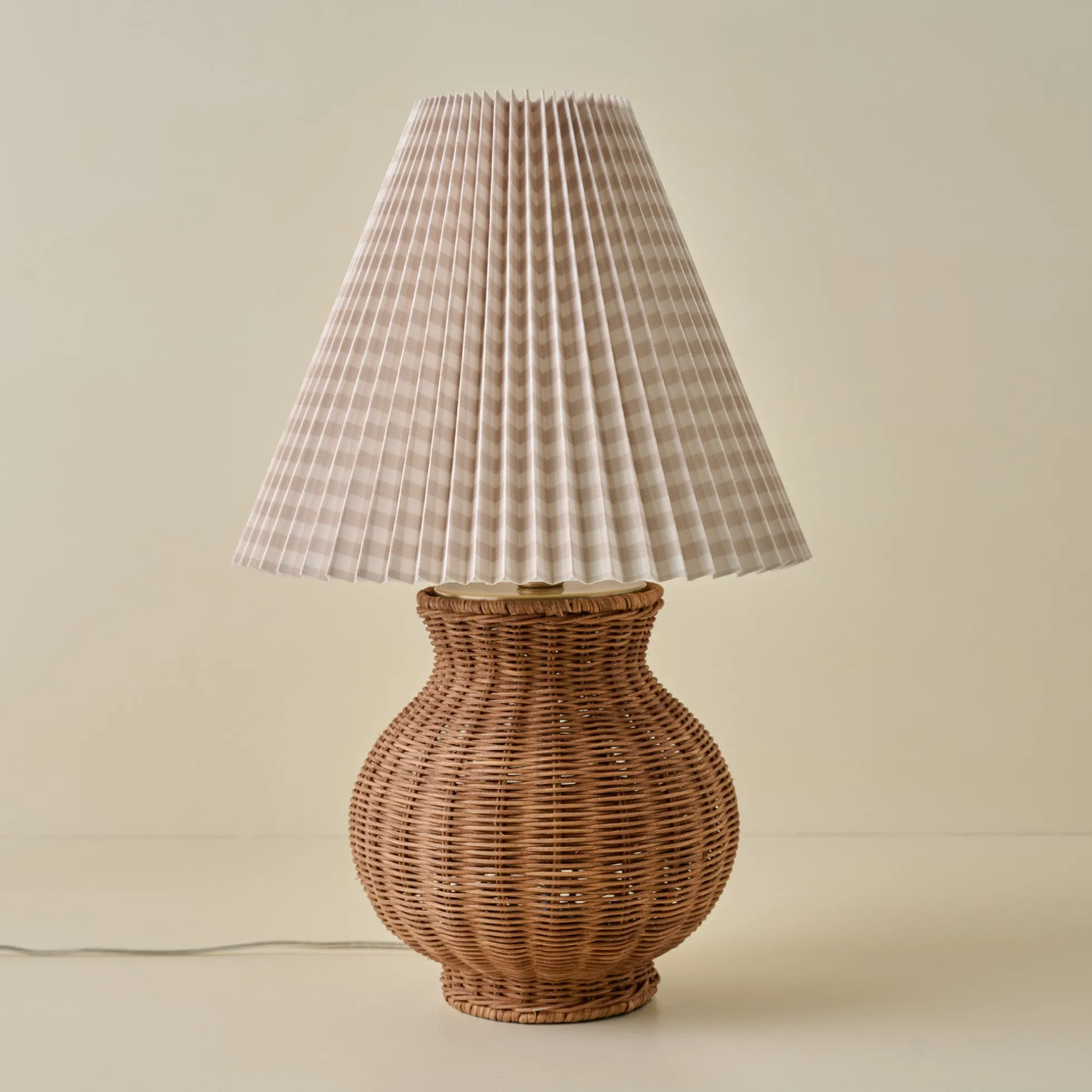 Cassie Rattan Table Lamp