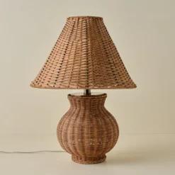 Cassie Rattan Table Lamp