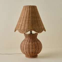 Cassie Rattan Table Lamp