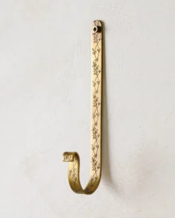 Celine Etched Brass Hook