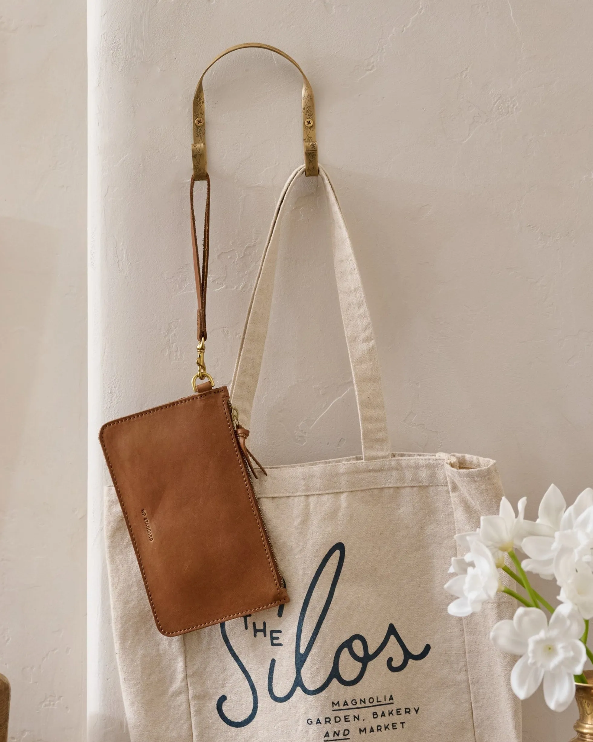 Celine Etched Brass Hook
