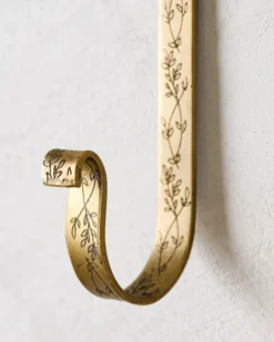 Celine Etched Brass Hook