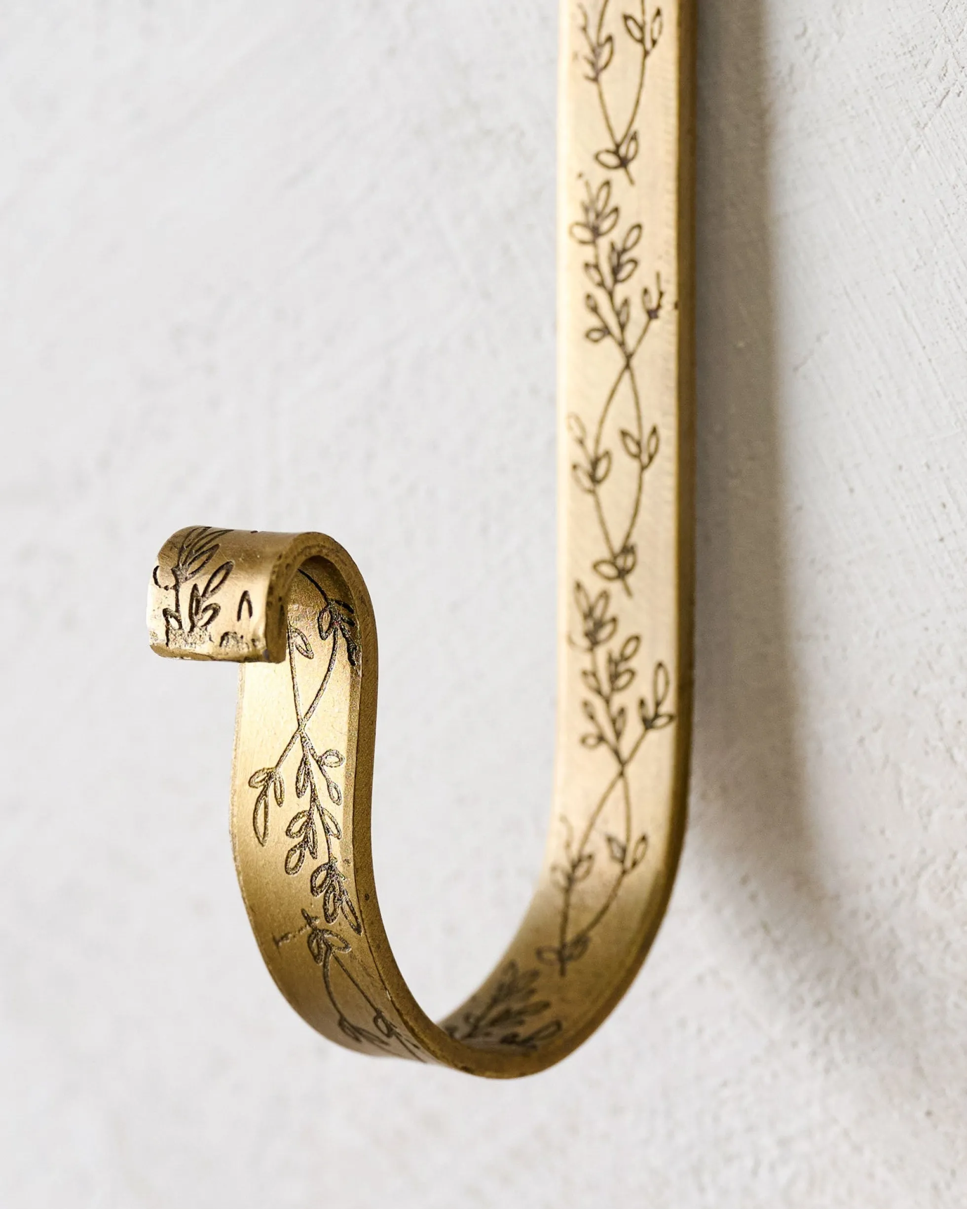 Celine Etched Brass Hook