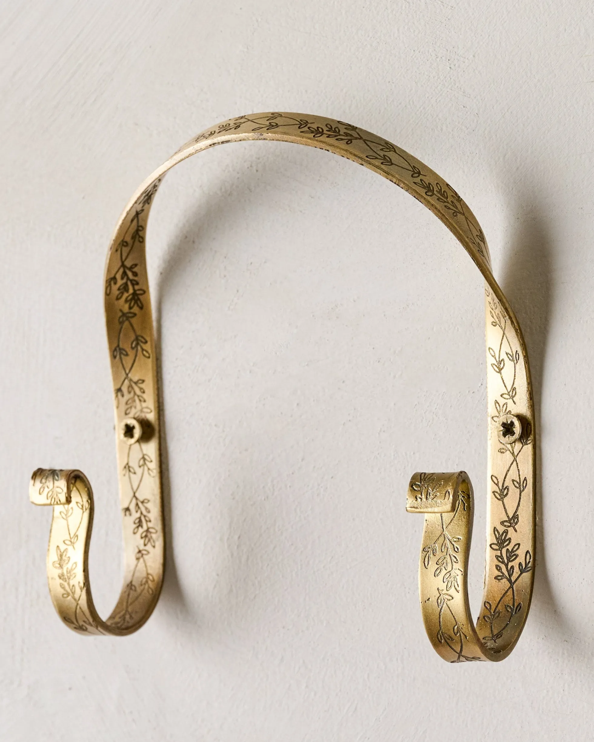 Celine Etched Brass Hook