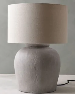 Cement Oversized Greenleigh Table Lamp