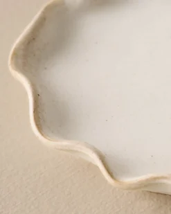 Ceramic Ruffled Tray