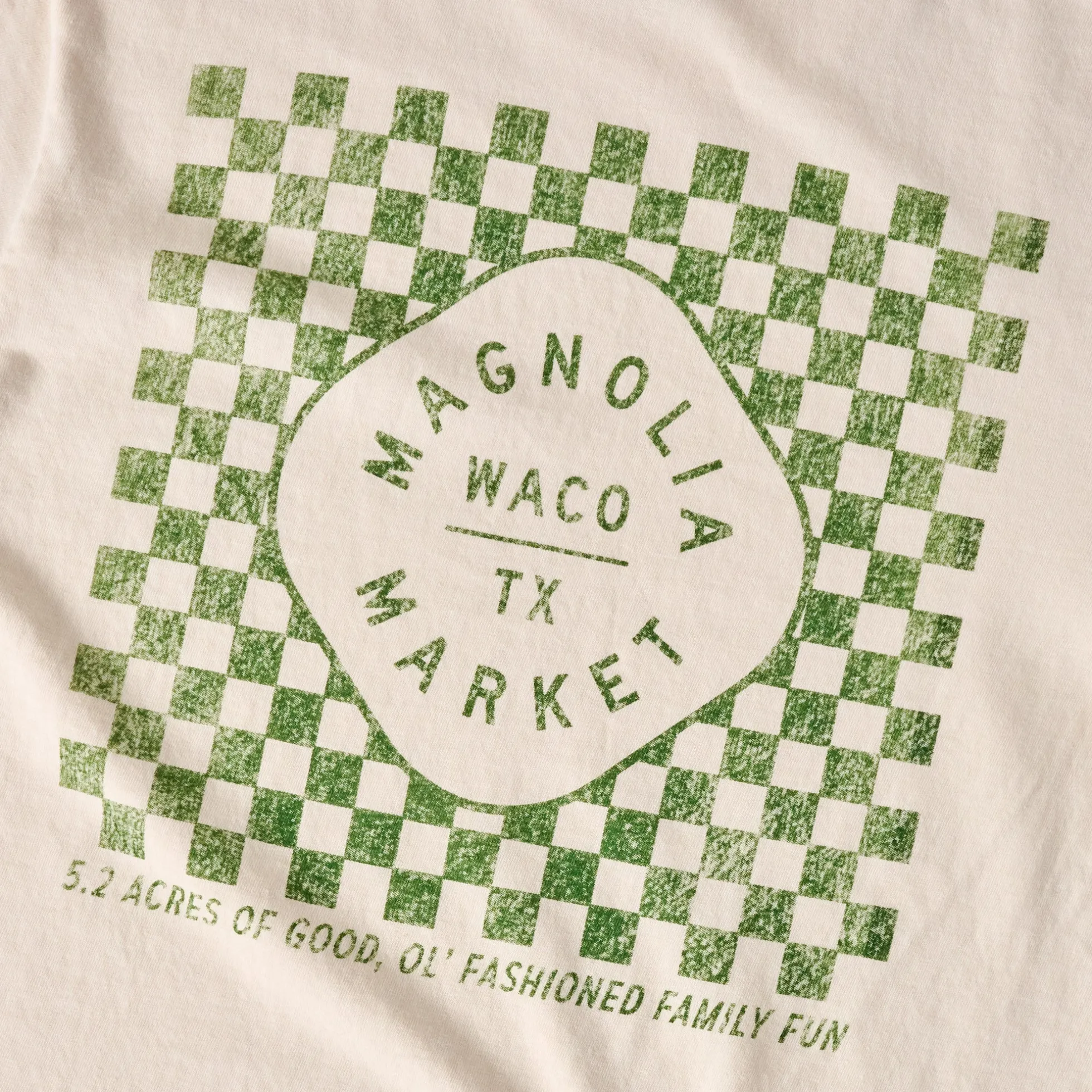 Checkered Magnolia Ivory Shirt
