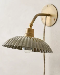 Chester Enamel Plug-in Sconce