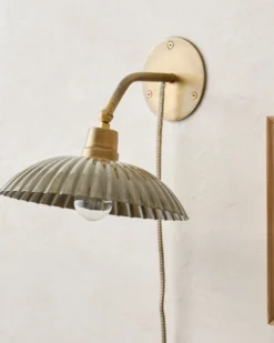 Chester Enamel Plug-in Sconce