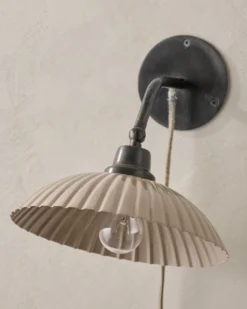 Chester Enamel Plug-in Sconce