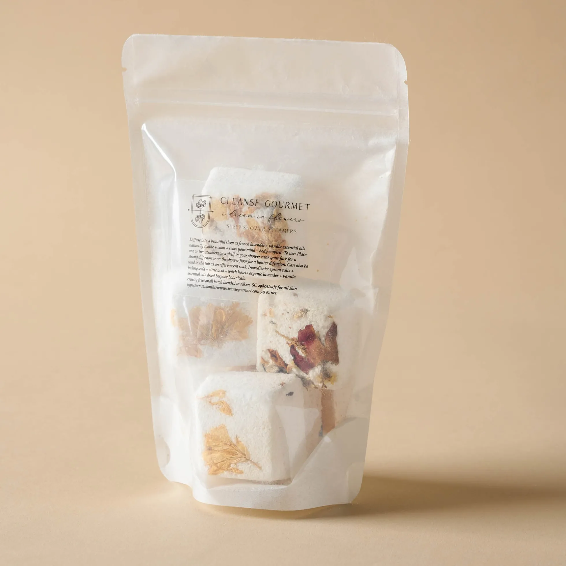 Cleanse Gourmet Dream In Flowers Shower Steamers 5 Pack