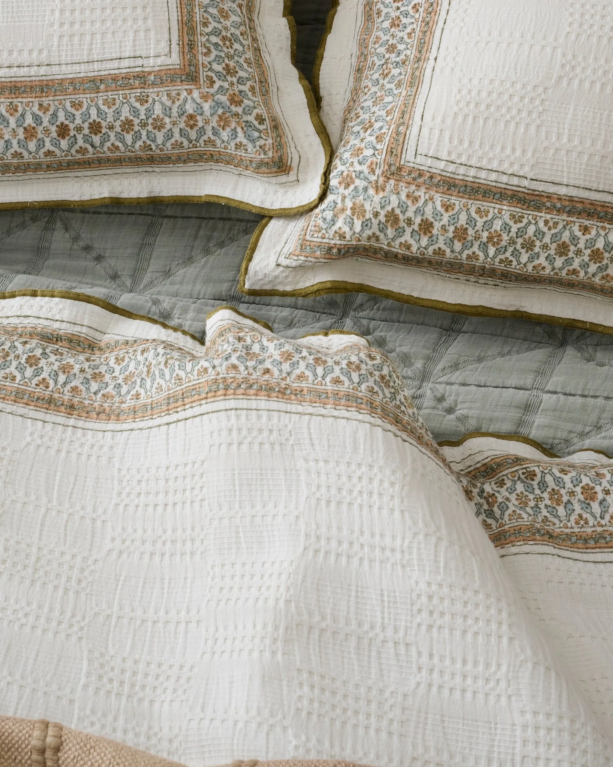 Clemence Block Print Duvet Cover