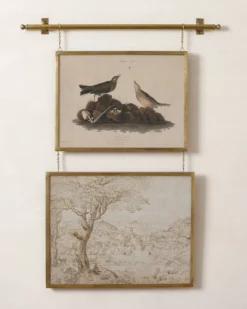 Colleen Brass Rail Double Picture Frame