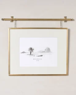 Colleen Brass Rail Picture Frame