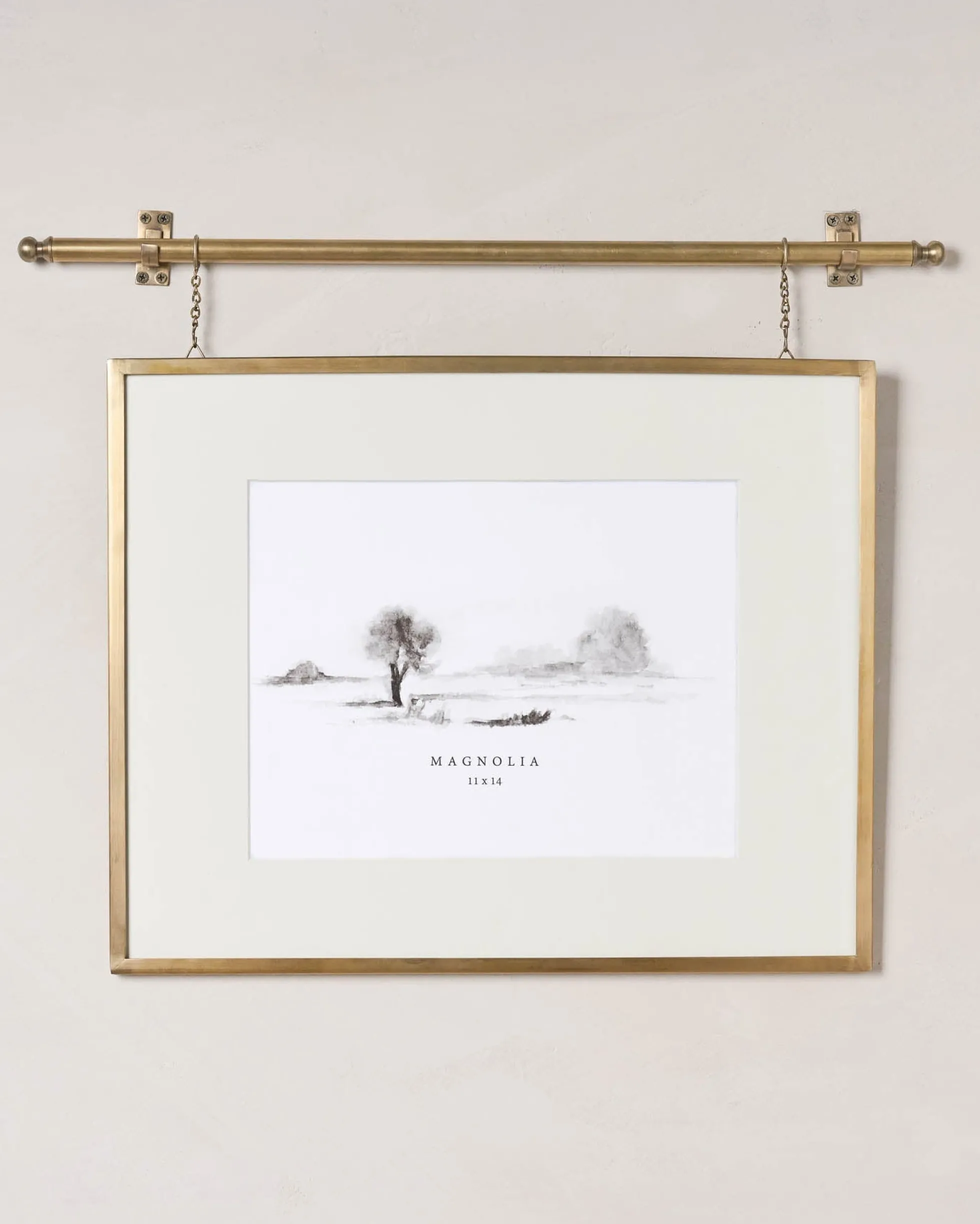 Colleen Brass Rail Picture Frame