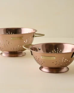 Copper + Brass Colander