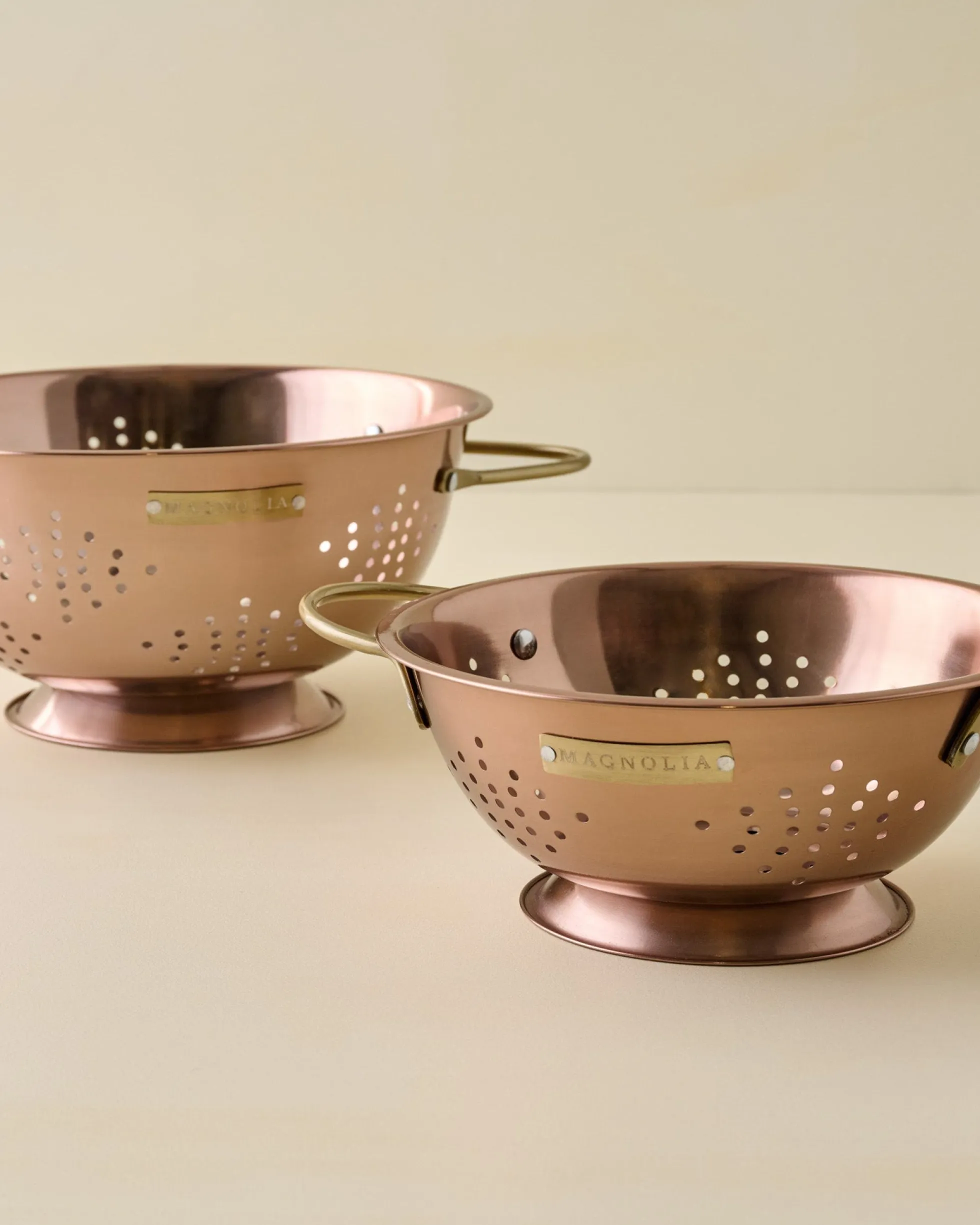 Copper + Brass Colander