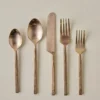 Copper Flatware Set of Five