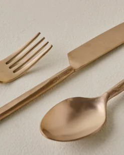 Copper Flatware Set of Five