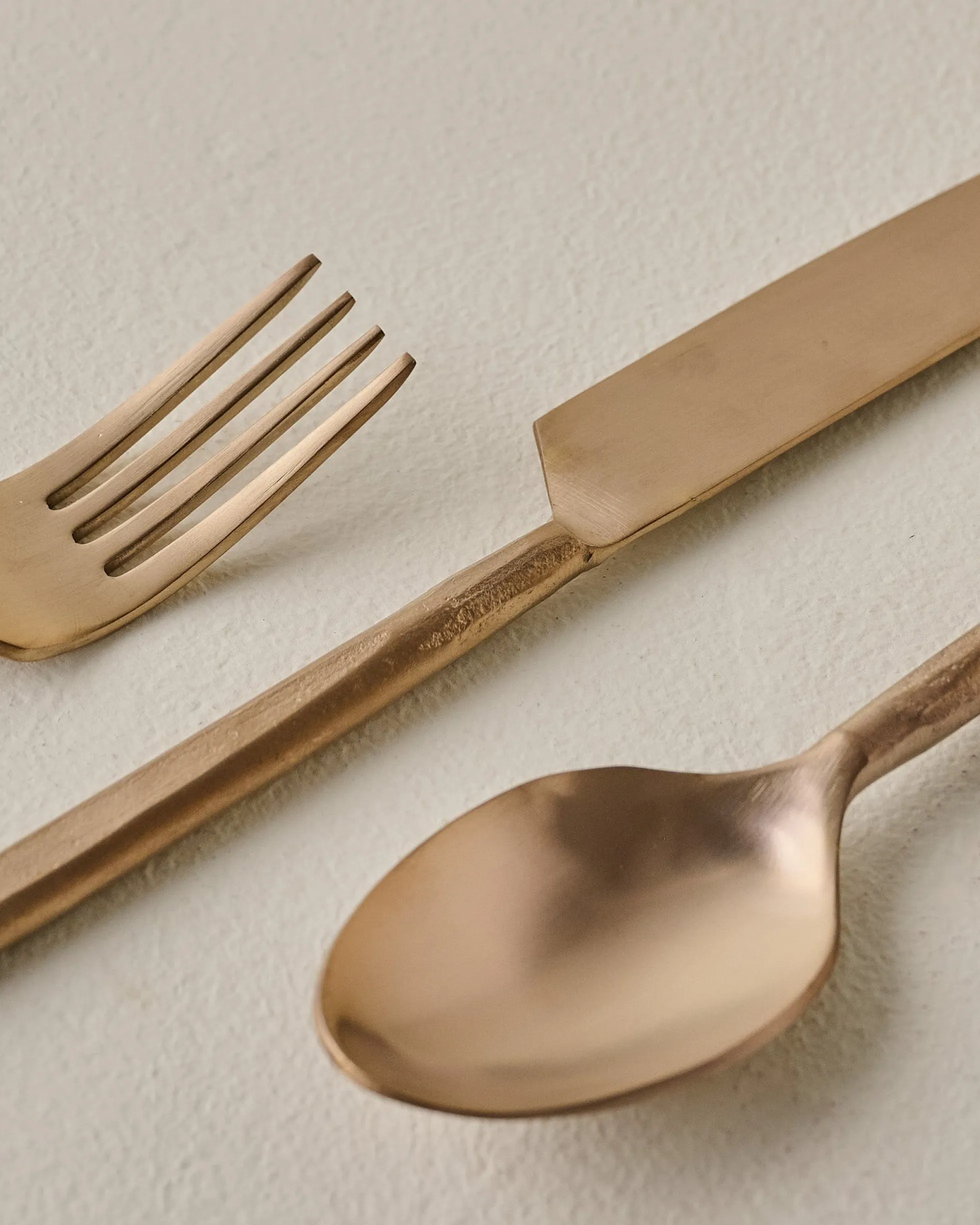Copper Flatware Set of Five