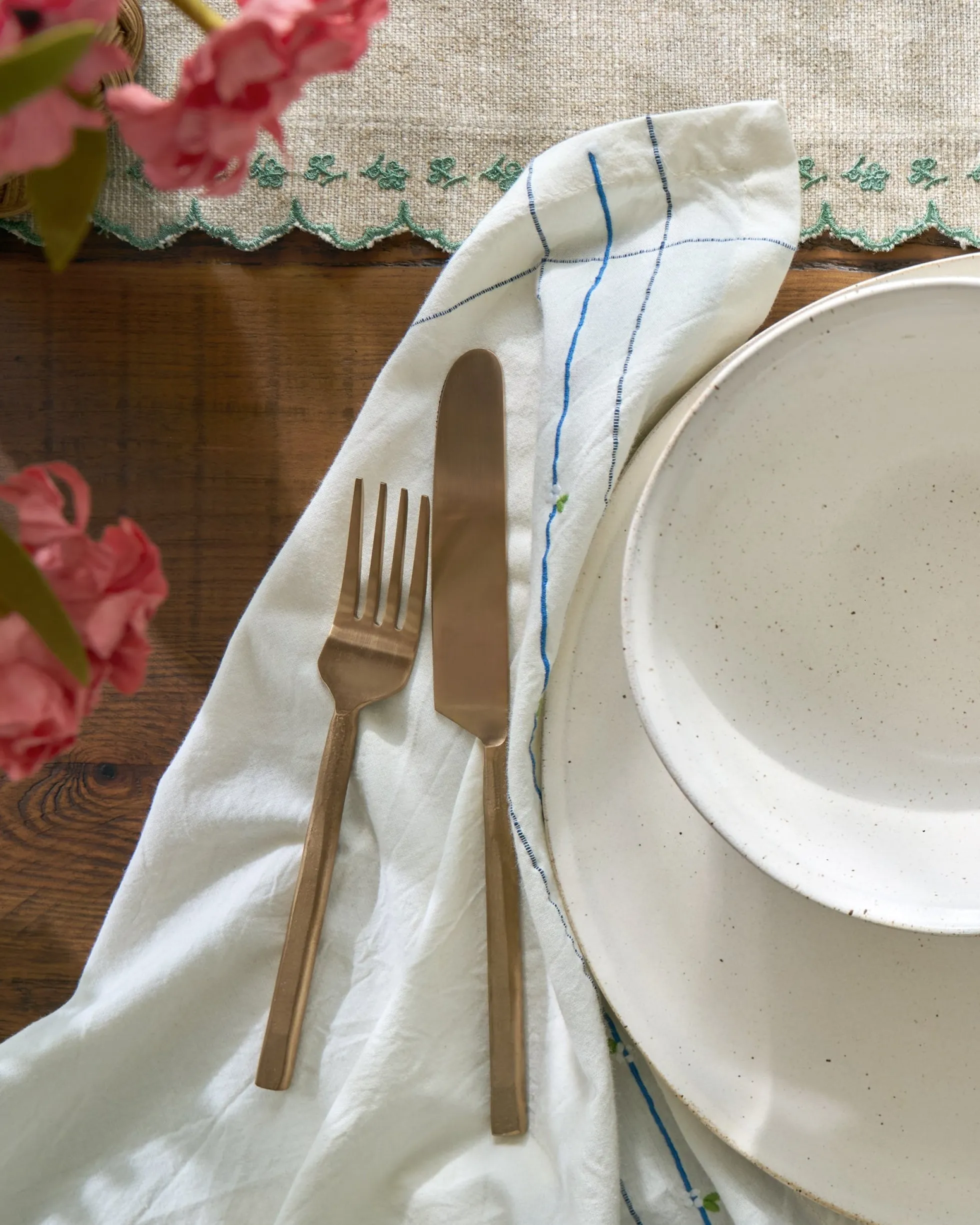 Copper Flatware Set of Five