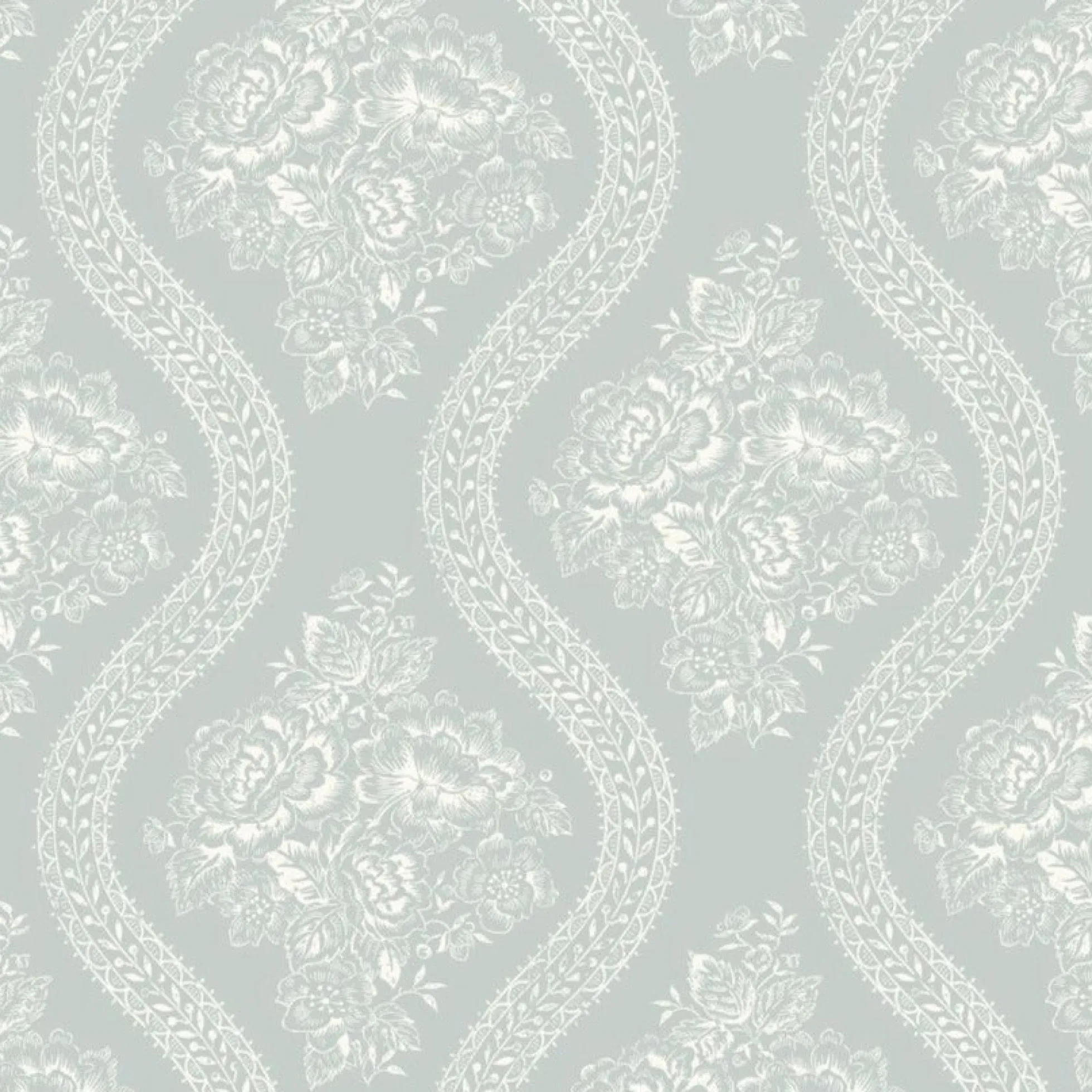 Coverlet Floral Wallpaper