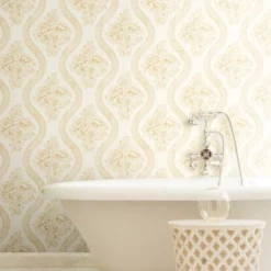 Coverlet Floral Wallpaper