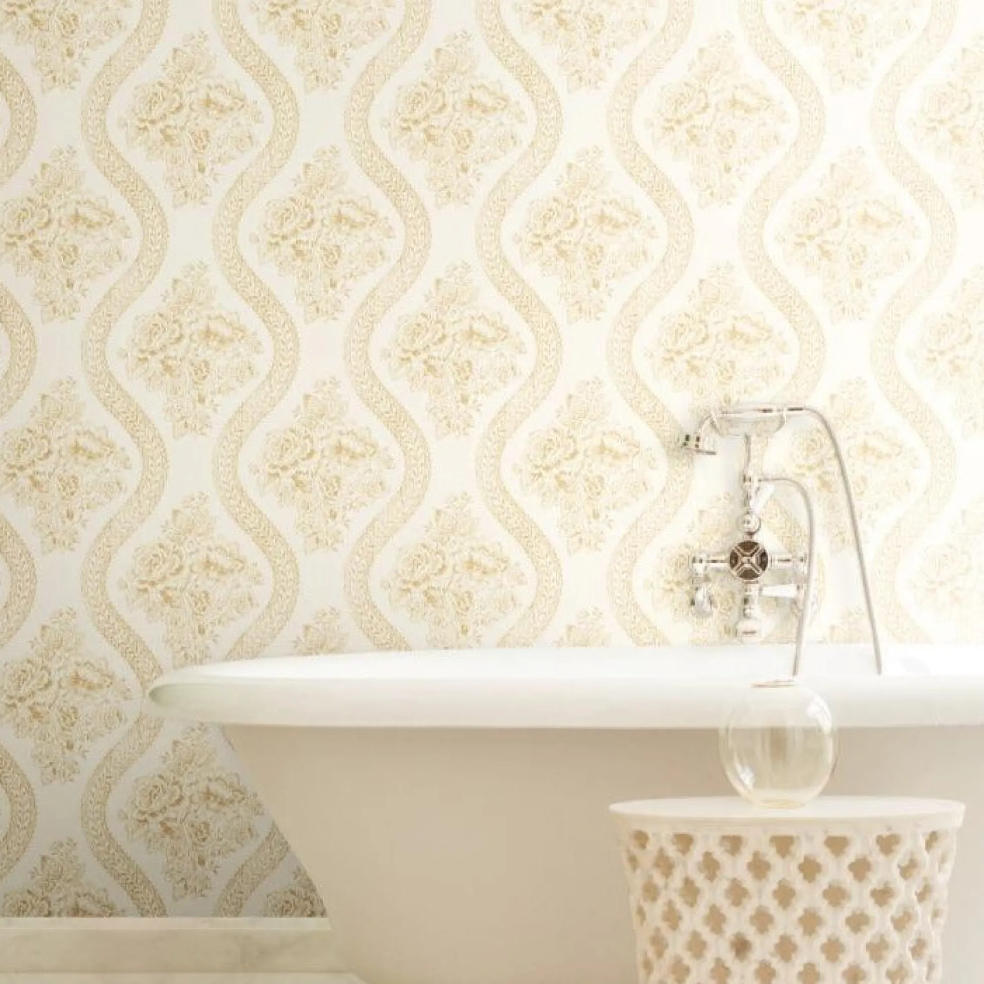 Coverlet Floral Wallpaper