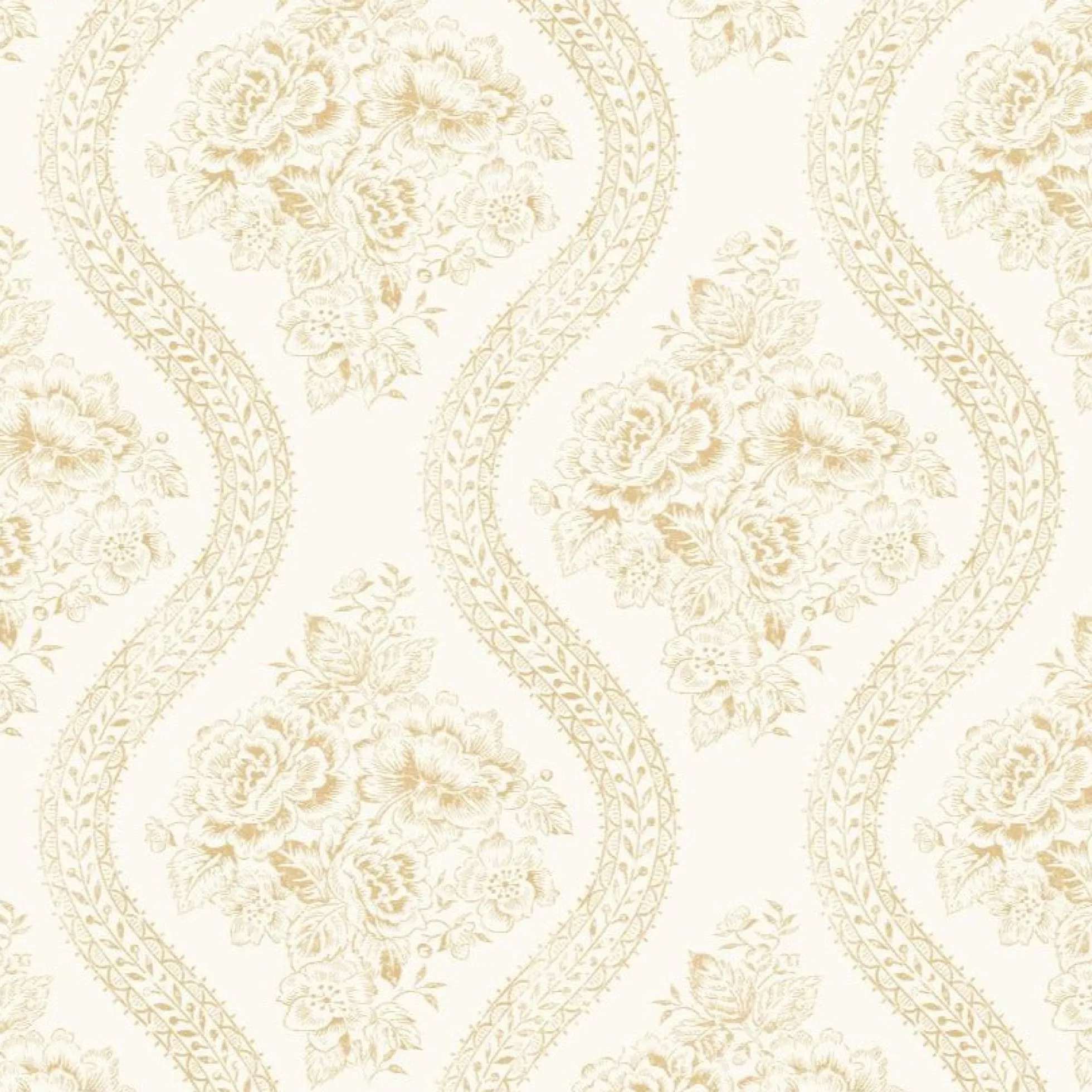 Coverlet Floral Wallpaper