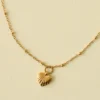 Dainty Braided Heart Necklace