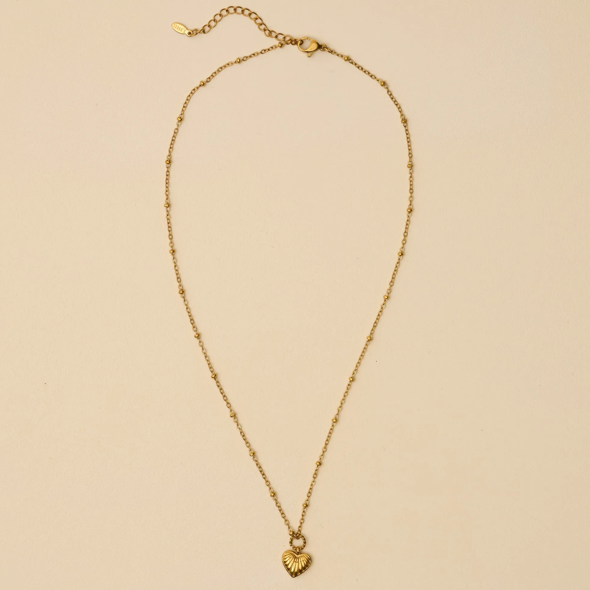 Dainty Braided Heart Necklace