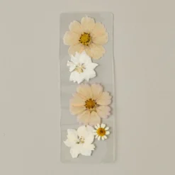 Daisy and Cosmo Pressed Floral Bookmark