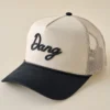 Dang Black and Cream Mesh Hat