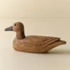 Decorative Carved Wooden Duck