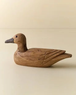 Decorative Carved Wooden Duck