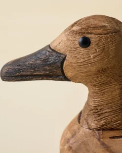 Decorative Carved Wooden Duck