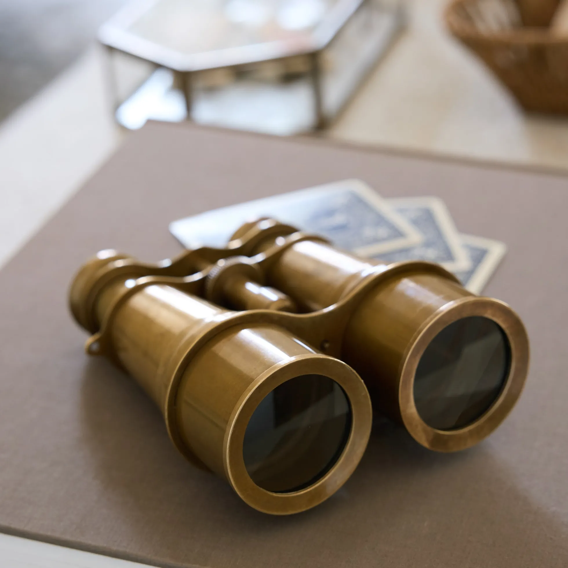 Decorative Solid Brass Binoculars