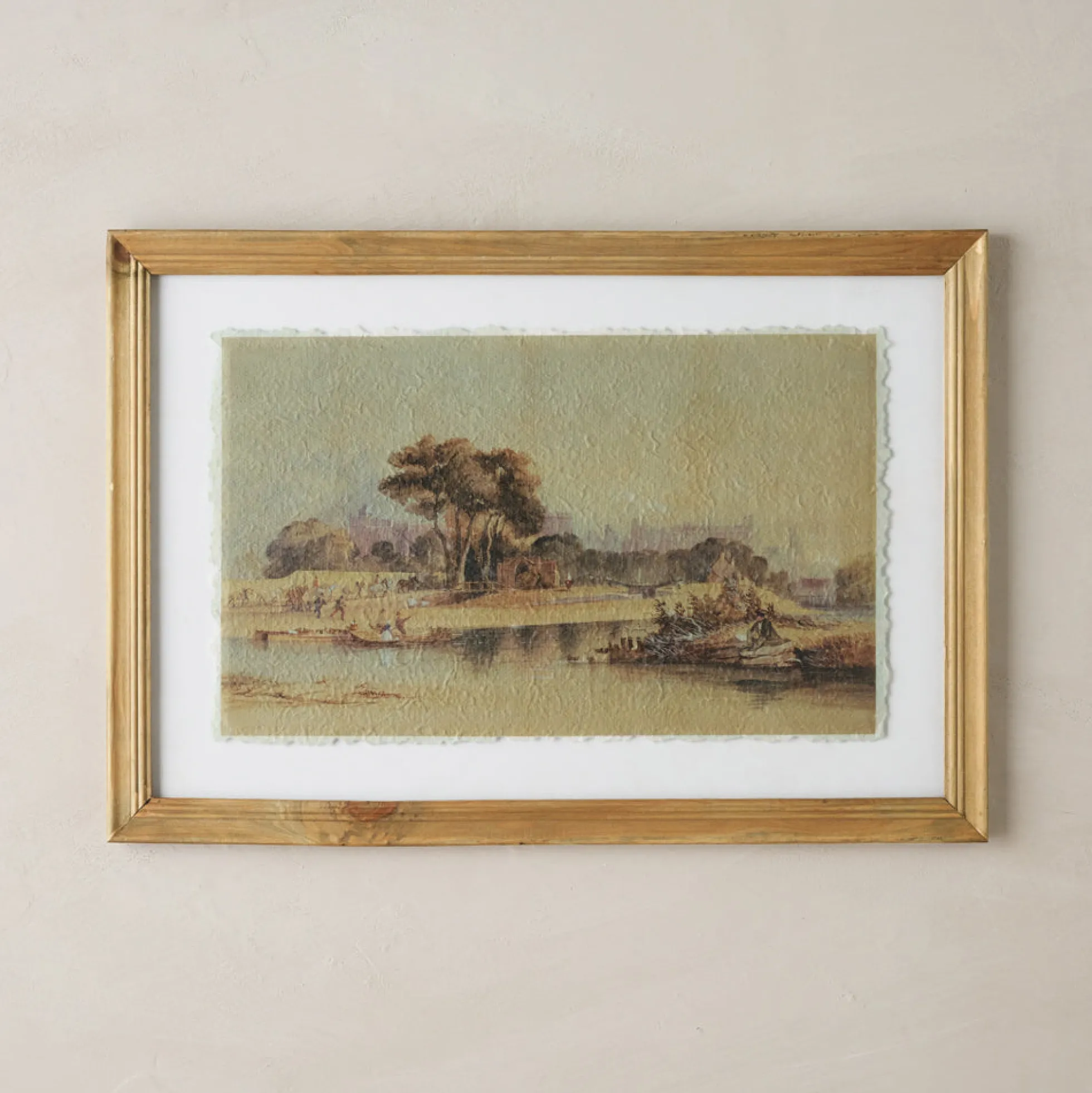Distant Days Watercolor Landscape