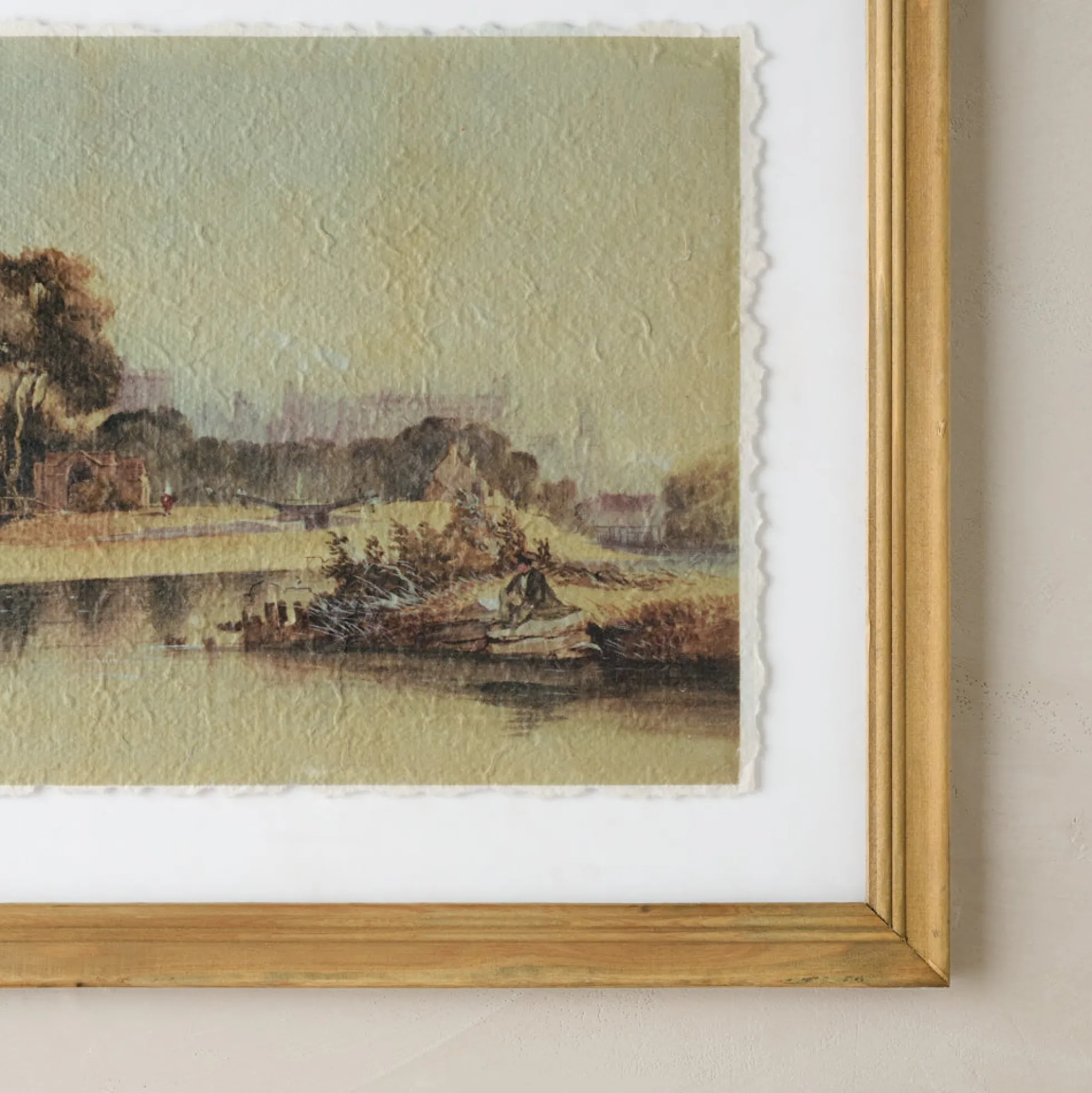 Distant Days Watercolor Landscape