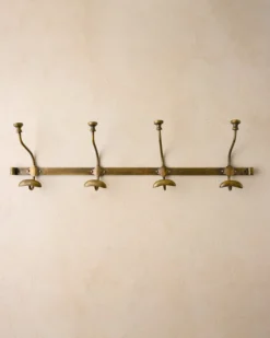 Duke Antique Brass Metal Wall Hooks
